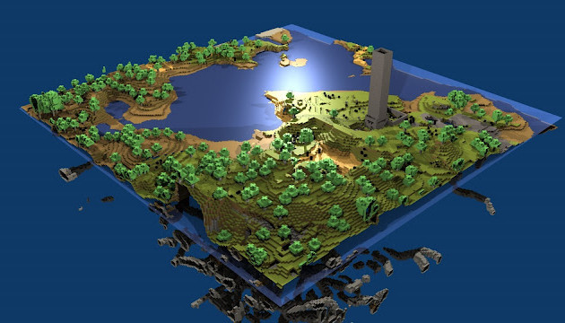 A Minecraft Town in 30 Minutes