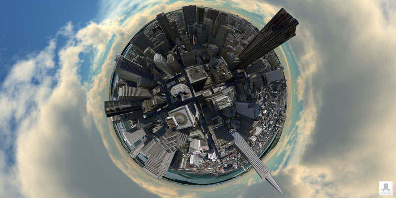 How To Create Aerial Panoramas from Virtual Earth