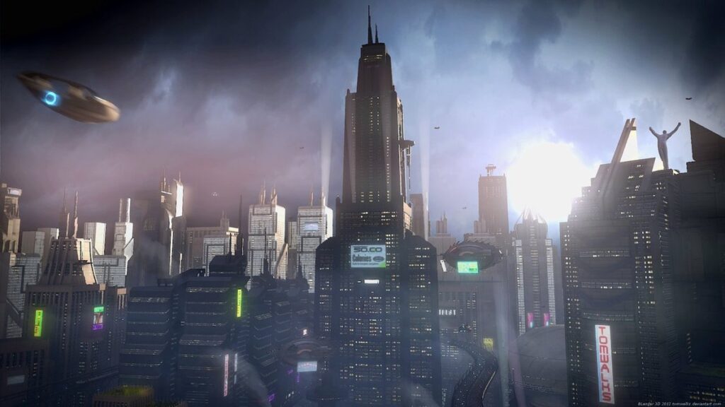 Sci Fi City Blender