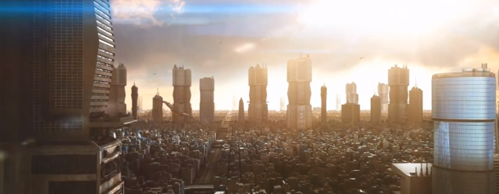 Mega City One using Greeble