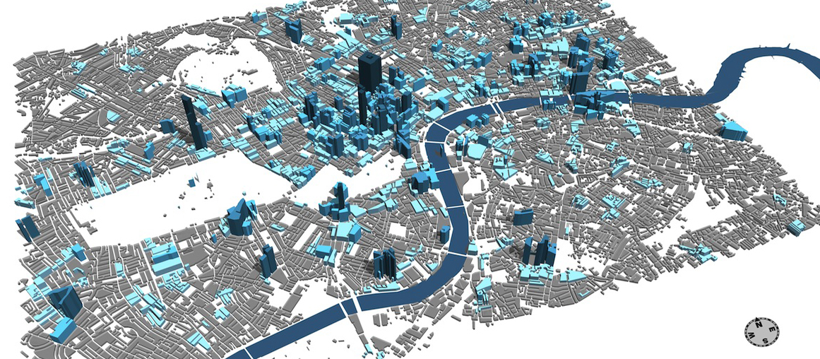 Twitter Data linked to Building Footprints