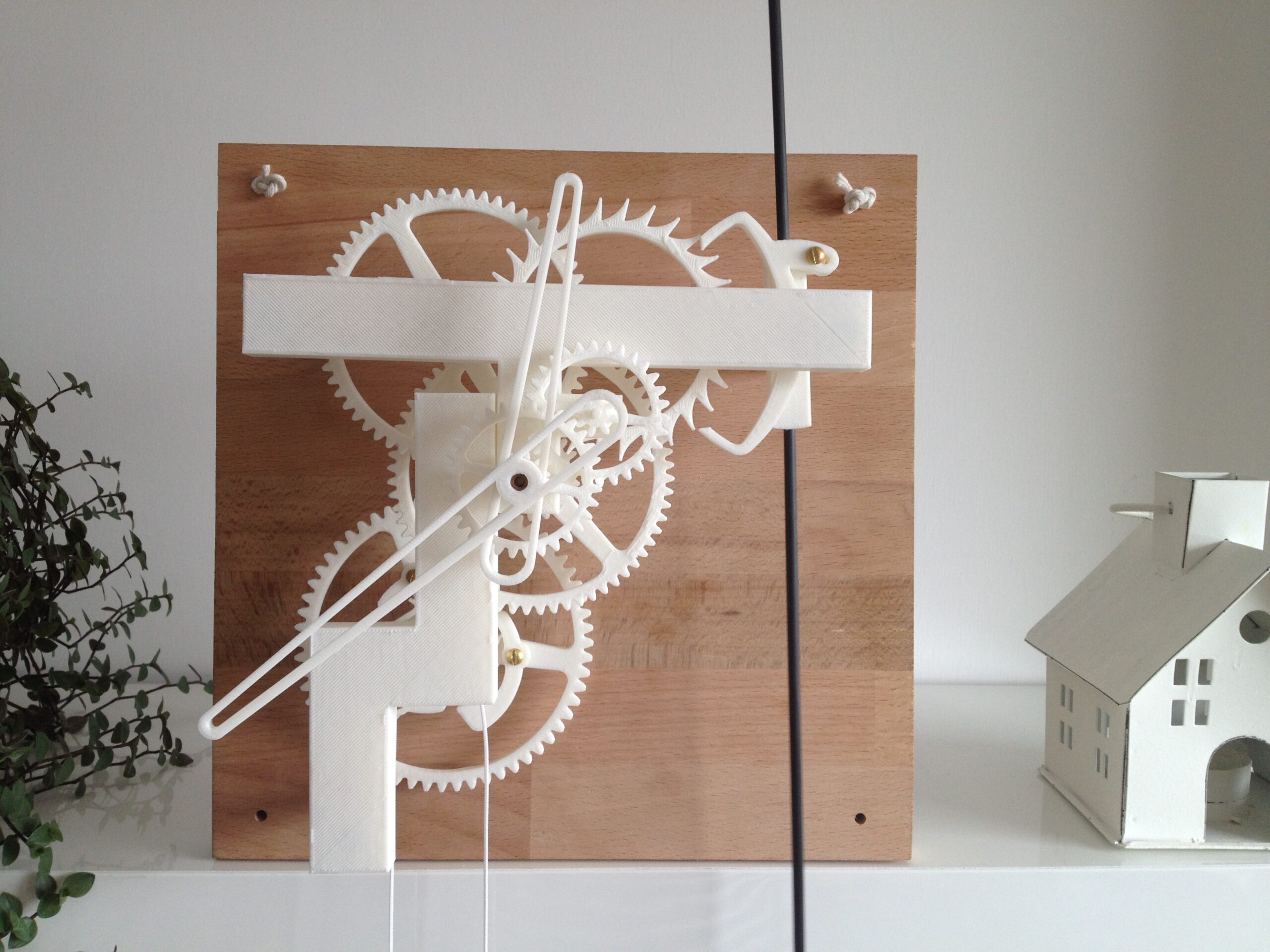 3D Printed Mechanical Clock