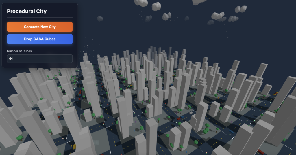 LLM Generated Procedural City
